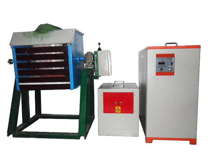 豪宇110KW熔炼炉|倾倒式中频熔炼炉